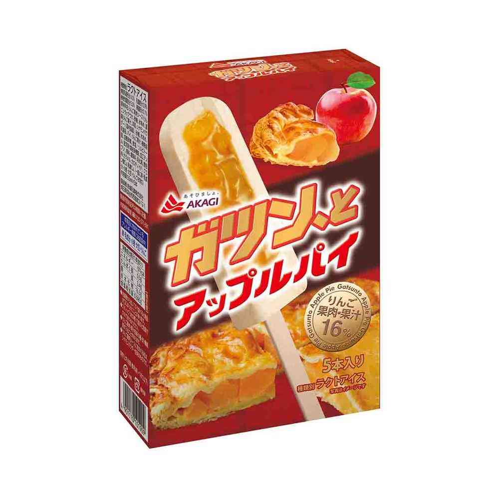 ◆赤城乳業 ガツン、と アップルパイ55ml×5本×7個[直送品・クール便] 返品・キャンセル・他商品と同時購入は不可