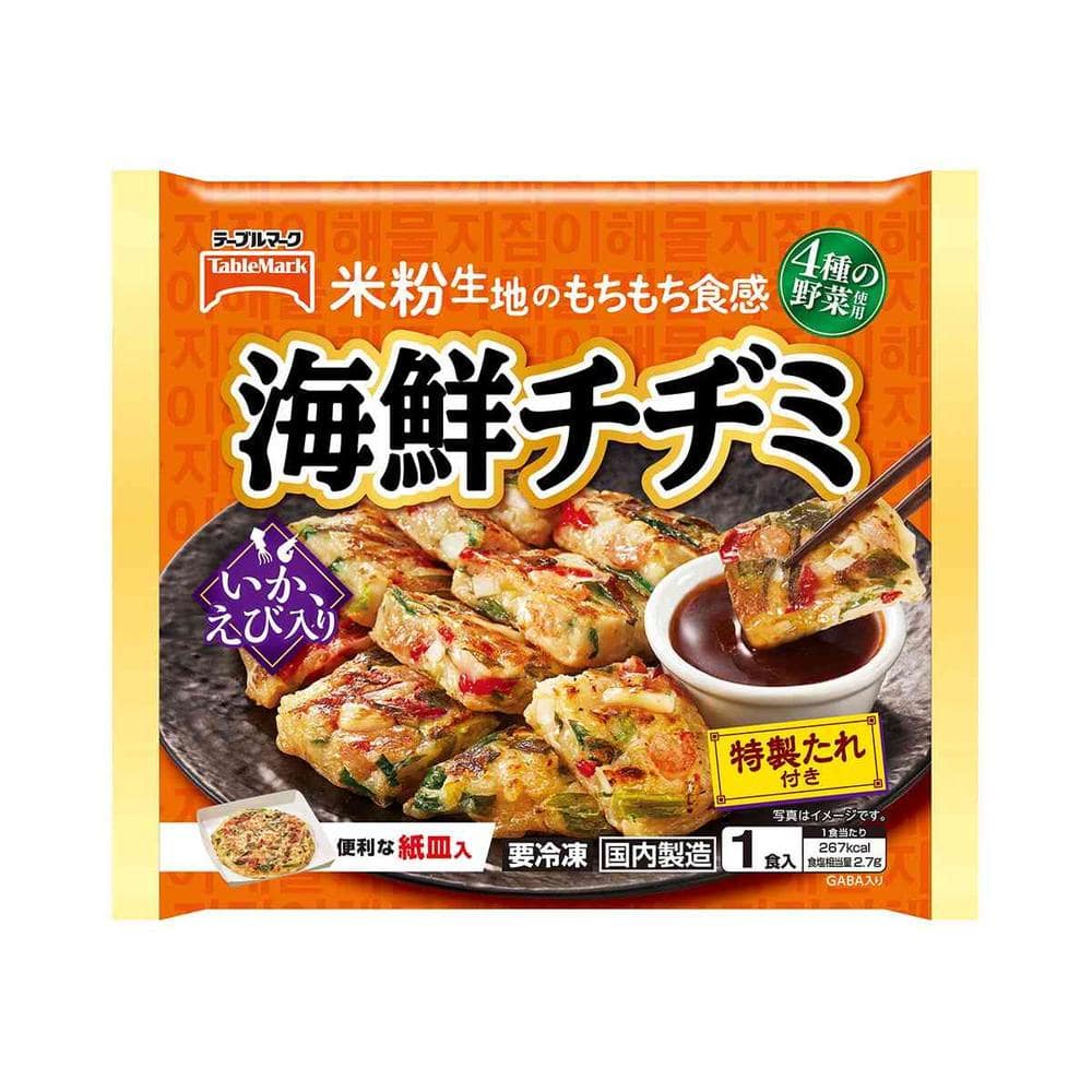 ◆テーブルマーク 海鮮チヂミ230g×12袋[直送品・クール便] 返品・キャンセル・他商品と同時購入は不可