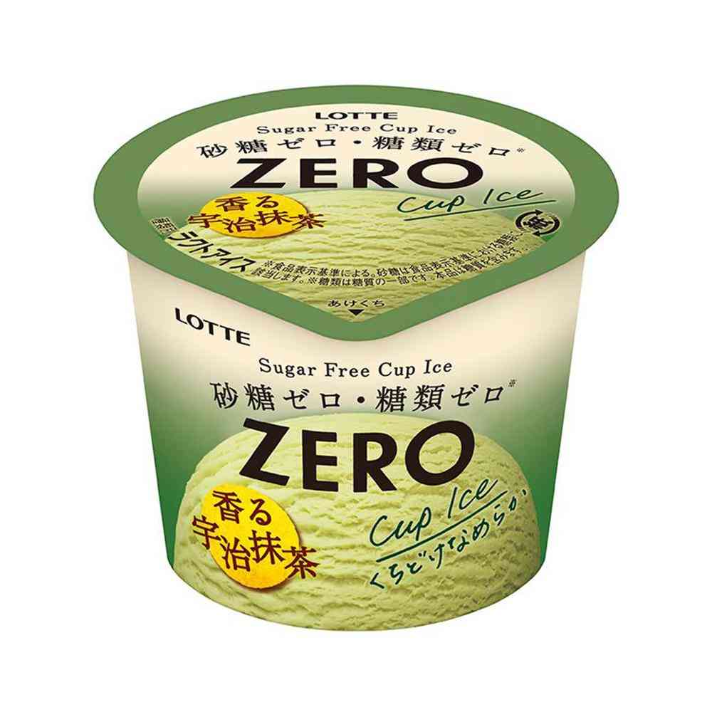 ◆ロッテ ZERO ミニカップ 宇治抹茶120ml×24個[直送品・クール便] 返品・キャンセル・他商品と同時購入は不可