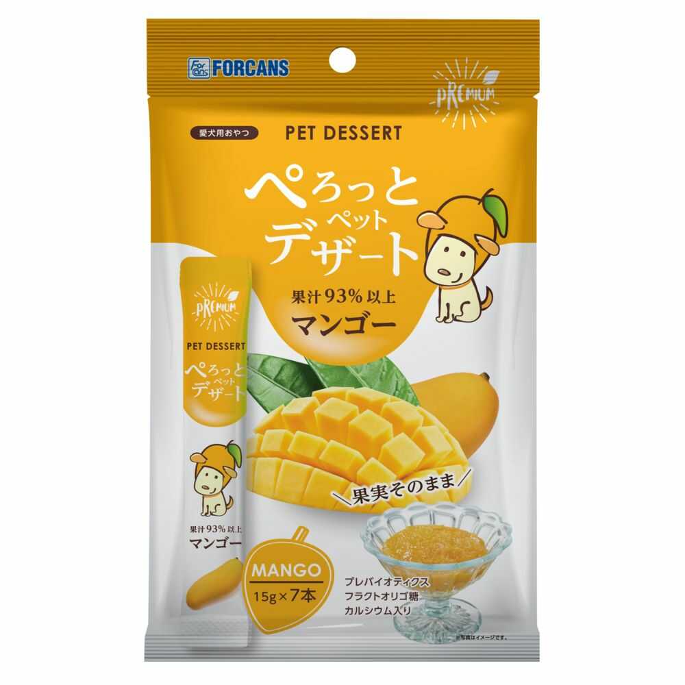 ぺろっとペットデザートマンゴー  105g（15g×7本）