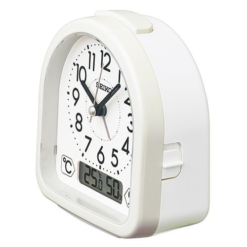 セイコー(SEIKO) KR522W 目覚まし時計 温湿度計付き