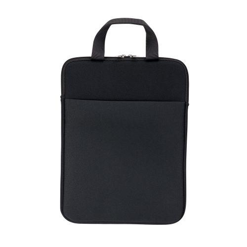 アーテック クッション付PCタブレットケース ポケット付 ブラック 91845