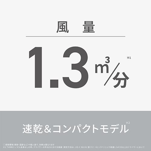パナソニック(Panasonic) EH-NE2K-H ダークグレー ヘアードライヤー イオニティ 速乾/コンパクトモデル
