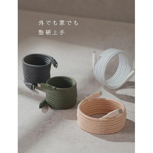 CIO(シーアイオー) CIO-NLSC30000-CC2-LBK ライトブラック スパイラルケーブル CtoC 2m