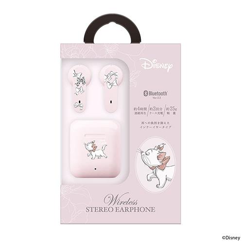 PGA PG-DBTE18TW2MAR ディズニーマリー 完全ワイヤレス ステレオイヤホン インナーイヤータイプ
