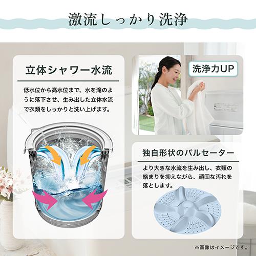 ハイセンス(Hisense) HW-DG1001 ホワイト 全自動洗濯機 上開き 洗濯10kg