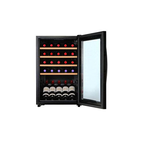 【長期保証付】デバイスタイル(deviceSTYLE) CG-C30W ブラック ワインセラー 92L