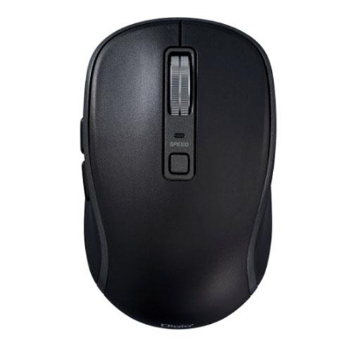 ナカバヤシ MUS-BKF217BK(ブラック) Bluetooth静音5ボタンBlueLEDマウス