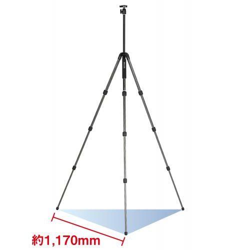 スリック(SLIK) ライトカーボンE64 II カーボン三脚 4段開脚