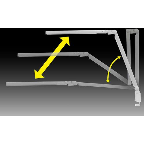 ジェントス(GENTOS) DK-R115WH ホワイト もっと眼のことを考えた クランプ式LEDデスクライト