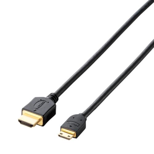 エレコム(ELECOM) DH-HD14EM15BK ブラック イーサネット対応 HDMI-Miniケーブル 1.5m
