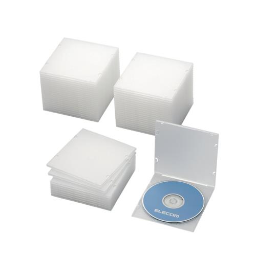 エレコム(ELECOM) CCD-JPCS50CR クリア Blu-ray/DVD/CDケース スリム PP 1枚収納
