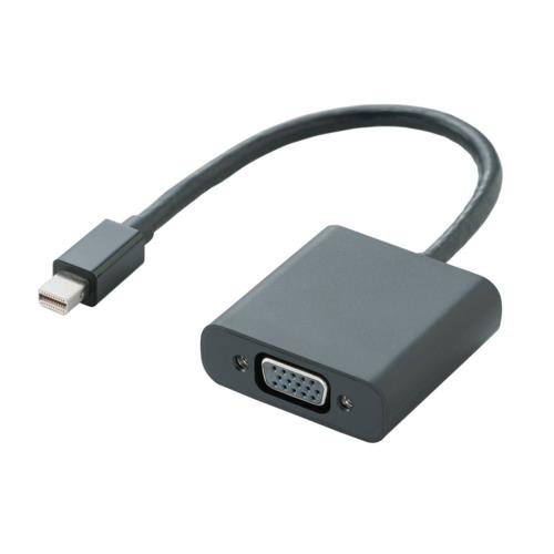 エレコム(ELECOM) AD-MDPVGABK ブラック Mini DisplayPort-VGA 変換アダプタ