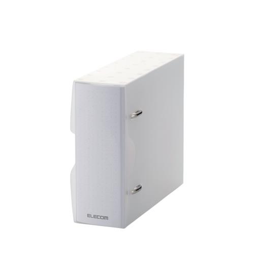 エレコム(ELECOM) CCD-BC02CR クリア ファイル DVD CD不織布ケース 2穴リング式トレイ専用 1冊