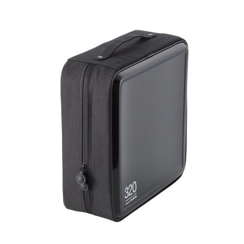 エレコム(ELECOM) CCD-H320BK(ブラック) CD/DVDファスナーケース 320枚