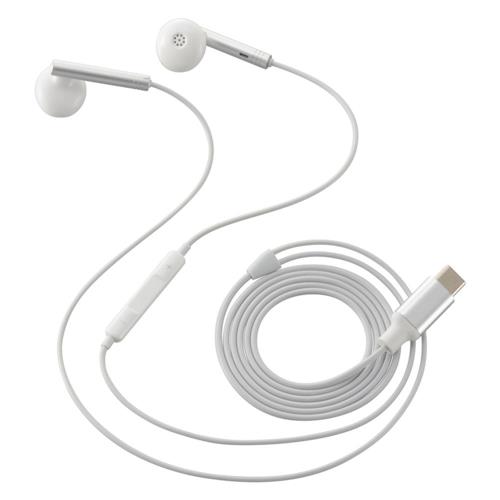 オーム電機(OHM) SMT-HA04-W ホワイト AudioComm Type-Cステレオイヤホン 1.2m 01-7319