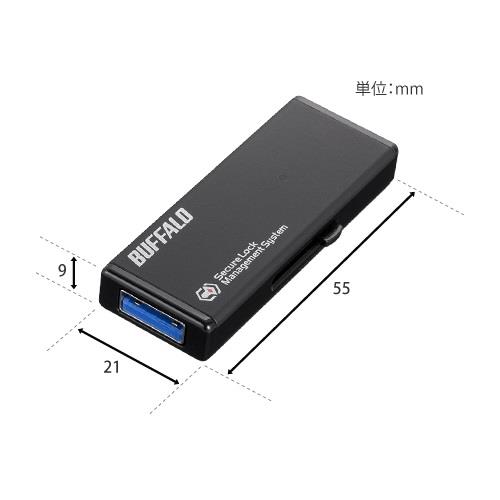 バッファロー(BUFFALO) RUF3-HSVB8G 法人向けセキュリティーUSBメモリー 8GB