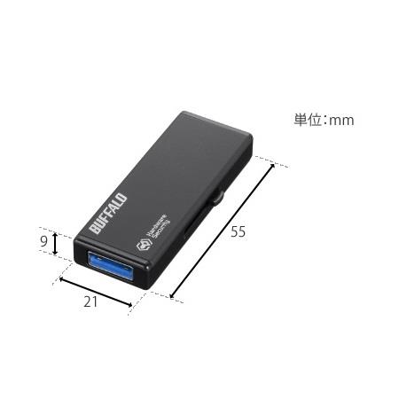 バッファロー(BUFFALO) RUF3-HSLVB8G 法人向けセキュリティーUSBメモリー 8GB