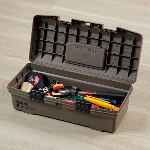 ベストコ MA-4021 ブラウン Boiteパーツ 工具箱 ツールボックス