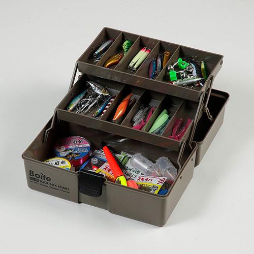 ベストコ MA-4027 ブラウン Boiteパーツ 工具箱 ツールボックス 仕切式タイプ