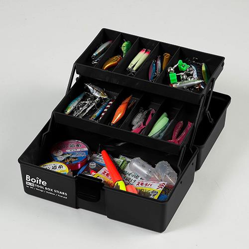 ベストコ MA-4029 ブラック Boiteパーツ 工具箱 ツールボックス 仕切式タイプ