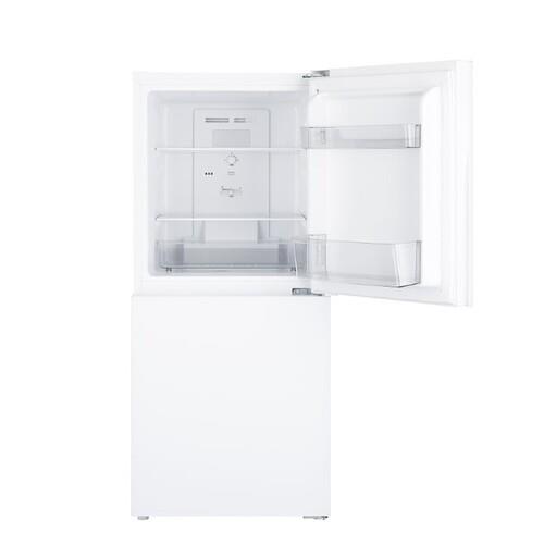 【設置+リサイクル】ツインバード(TWINBIRD) HR-G912W ホワイト 2ドア冷凍冷蔵庫 右開き 121L 幅495mm