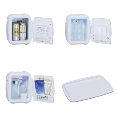 【設置】ツインバード(TWINBIRD) HR-EB06W ホワイト 2電源式コンパクト電子保冷保温ボックス 冷温庫 5.5L