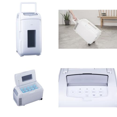 【設置】ツインバード(TWINBIRD) HR-EB07W ホワイト 2電源式ポータブル電子保冷保温ボックス 冷温庫 13L