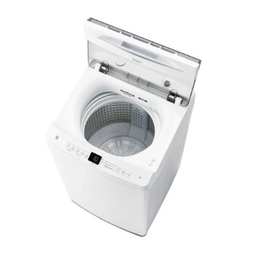 【設置】ハイアール(Haier) JW-U70B-W ホワイト 全自動洗濯機 上開き 洗濯7kg