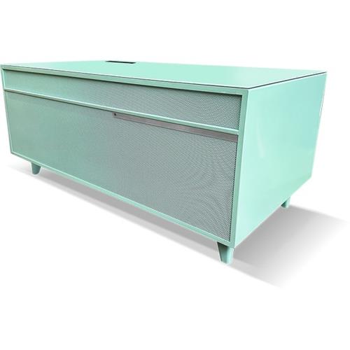 【設置】SAPPHIRE(サファイア) SAPPHIRE by LOOZER SMART TABLE STB80 MINT 冷蔵庫付きスマートテーブル 2ドア 81L