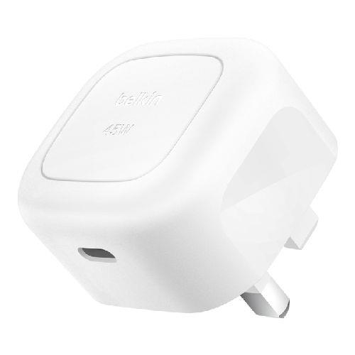 BELKIN WCA013qcWH(ホワイト) Belkin 45W USB-C 小型充電器 Wall Charger Optimized for iPhone