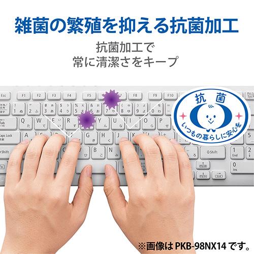 エレコム(ELECOM) PKP-HPD1 クリア キーボード防塵カバー HP Desktop OADG準拠日本語版109A/No.KB-0316用 抗菌