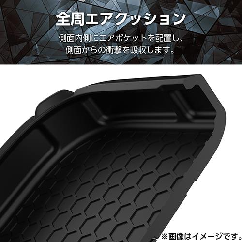 エレコム(ELECOM) PM-A24AZERORD レッド iPhone16用ケース ハイブリッド 衝撃吸収 カメラレンズ保護設計 フィルム付