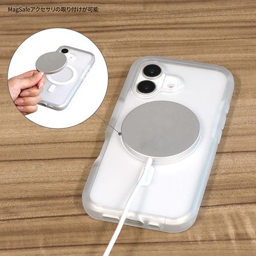 グルマンディーズ(gourmandis) SNGG-89B(きょうだい) ピーナッツ スヌーピー iPhone16 MagSafe 対応 プランプフレームケース