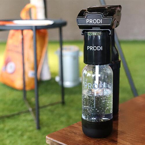 PRODI(プロディ) PRODI ソーダガン ブラック 家庭用炭酸飲料メーカー