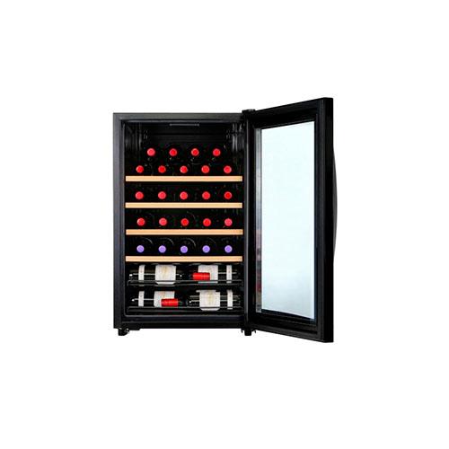 【長期保証付】デバイスタイル(deviceSTYLE) CG-C30W ブラック ワインセラー 92L