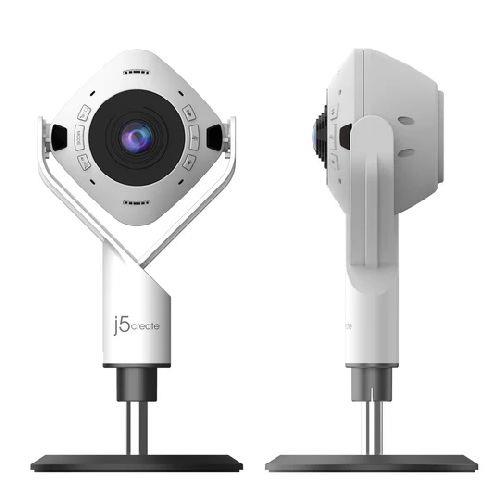 ジェイファイブ クリエイト JVU368 ホワイト USB スピーカーフォン搭載 360°パノラマ Webカメラ