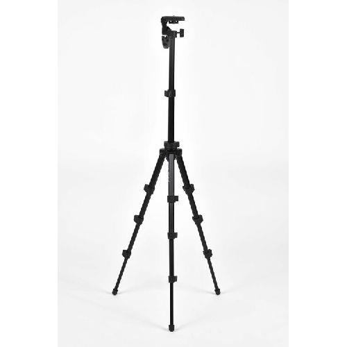 スリック(SLIK) 450G-X SILK アルミ4段三脚 レバーロック式 スマートフォンホルダー付属 軽量タイプ