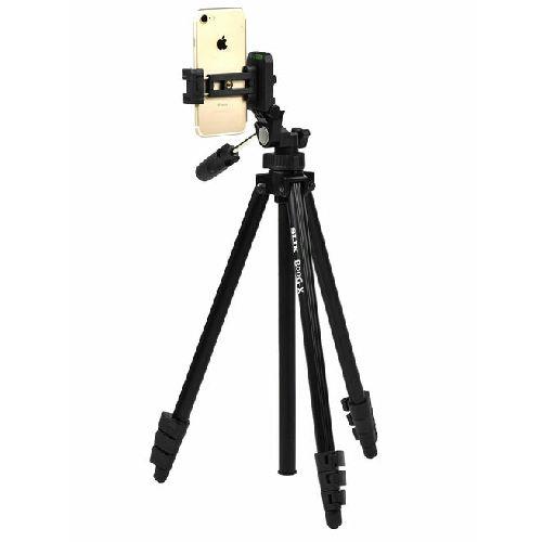 スリック(SLIK) 800G-X SILK アルミ4段三脚 レバーロック式 スマートフォンホルダー付属 軽量タイプ