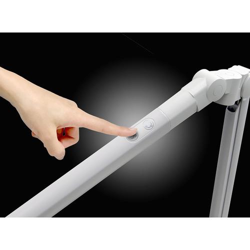 ジェントス(GENTOS) DK-R115WH ホワイト もっと眼のことを考えた クランプ式LEDデスクライト