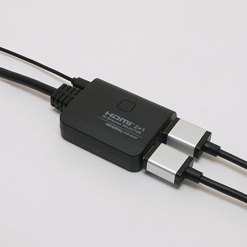ミヨシ HDS-4K2P 4K60Hz対応 HDMI双方向切替器