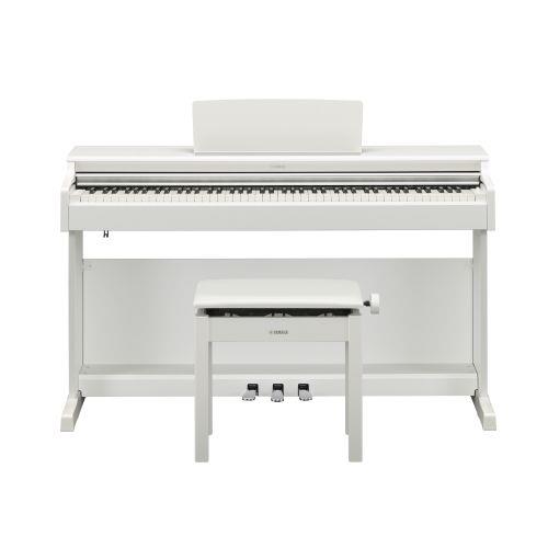 【標準設置料金込】ヤマハ(YAMAHA) YDP-165WH ホワイトウッド調 ARIUS 電子ピアノ 88鍵盤 高低自在椅子付属