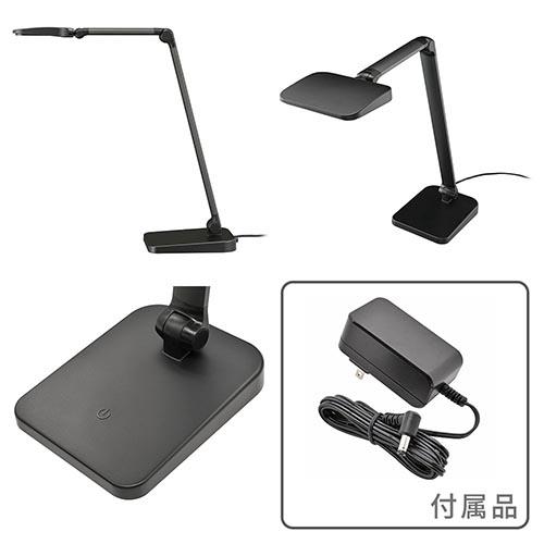 オーム電機(OHM) ODS-LDR4KK ブラック LEDデスクライト