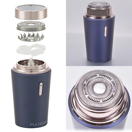 オーム電機(OHM) HB-FSB80-A ブルー PULMOREファッションシェーバー