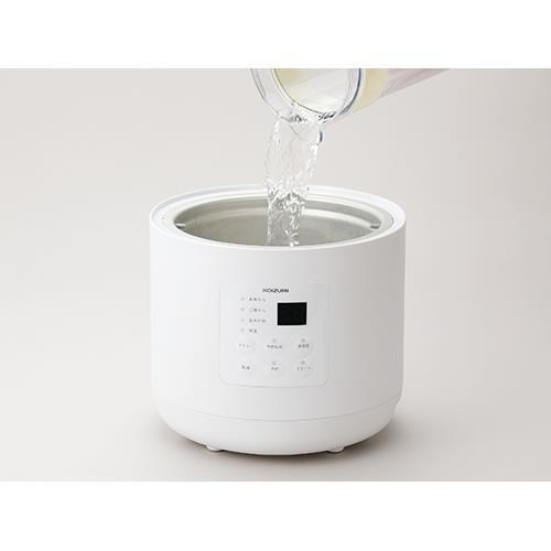 コイズミ(KOIZUMI) KSC-0800-W ホワイト おかゆメーカー
