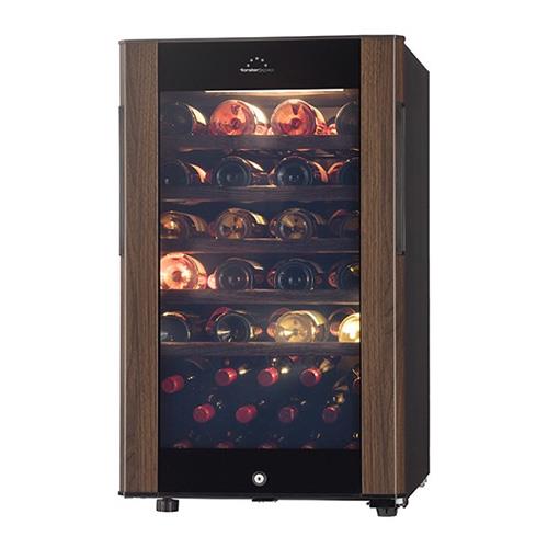 【設置+リサイクル】フォルスター(forster) SG-121GS-WB ワインセラー 49本収納 右開き 1温度タイプ 長期熟成 酷暑対応 木目デザイン