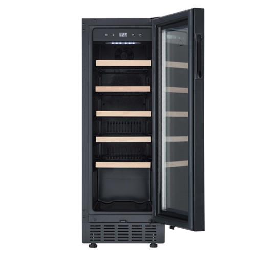 【設置+リサイクル+長期保証】フォルスター(forster) FJP-57GS BN ワインセラー 20本収納 右開き 1温度タイプ 酷暑対応 ビルトイン可 スライドラック 冷気強制循環式 ブラウン