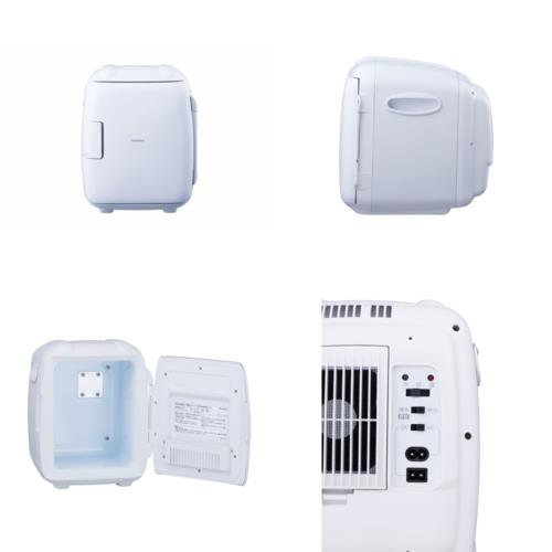 【設置】ツインバード(TWINBIRD) HR-EB06W ホワイト 2電源式コンパクト電子保冷保温ボックス 冷温庫 5.5L