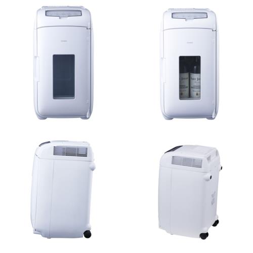 【設置】ツインバード(TWINBIRD) HR-EB07W ホワイト 2電源式ポータブル電子保冷保温ボックス 冷温庫 13L