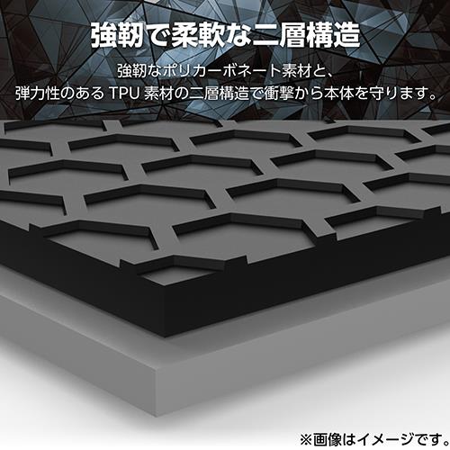 エレコム(ELECOM) PM-A24AZERORD レッド iPhone16用ケース ハイブリッド 衝撃吸収 カメラレンズ保護設計 フィルム付